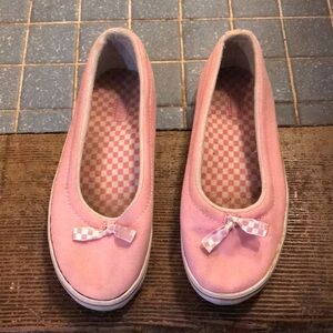 Cute pink Vans slip ons